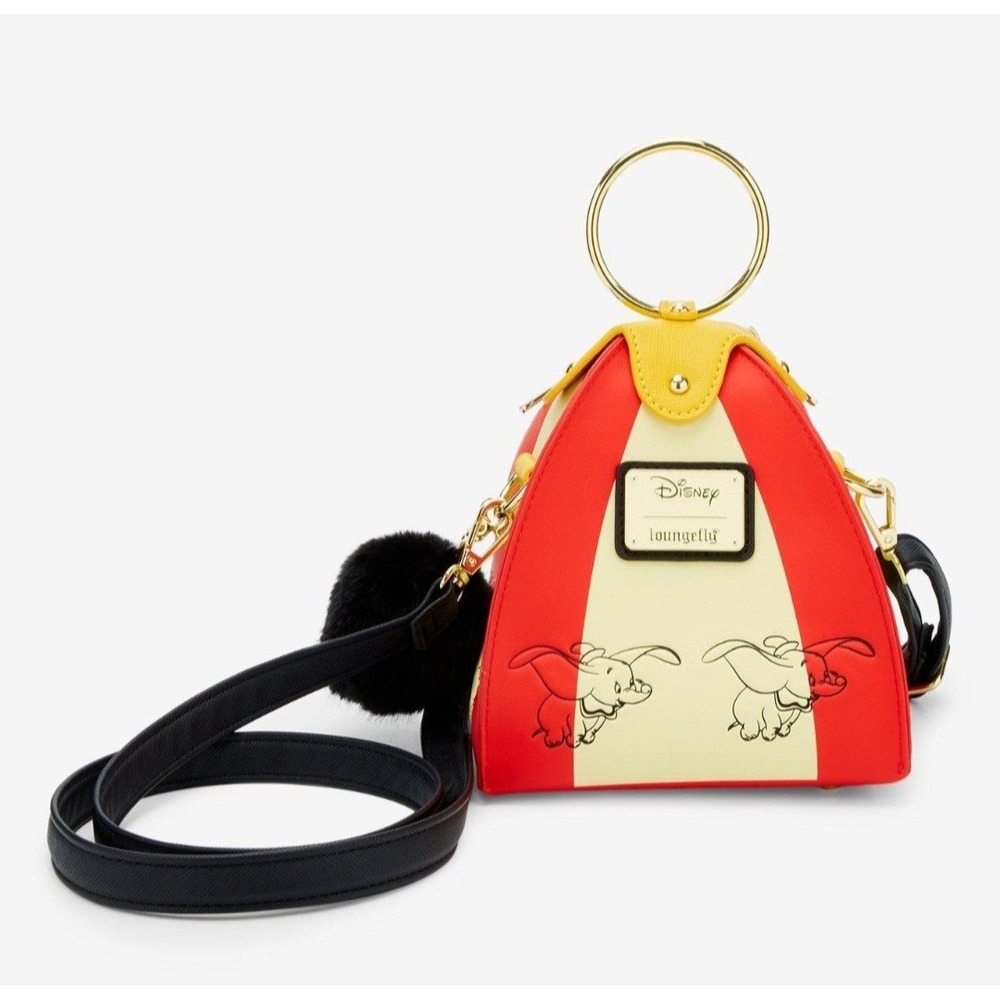 NEW! Loungefly Disney Classic Dumbo Circus Tent Figural‎ Crossbody Bag!